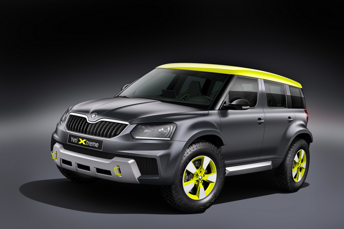 With the Yeti Xtreme, Skoda's designers wanted to conver the popular compact SUV into a rally car