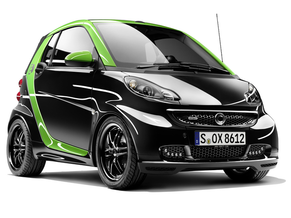 Brabus also builds a performance version of the electric Smart Fortwo