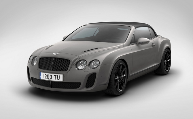 Bentley Continental Supersports Convertible 'Ice Speed Record' Edition