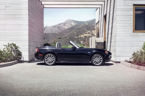 O interior do novo carro desportivo da Fiat é claramente derivado do MX-5