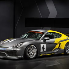 O Cayman GT4 Clubsport é alimentado por um motor boxer de seis cilindros de 3,8 litros