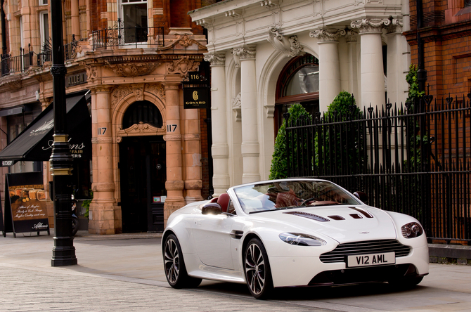 The chassis is basically the same as the V8 Vantage Roadster