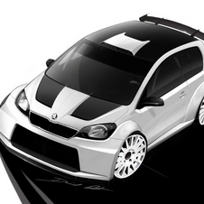 SKODA Citigo Rally Car impressionne par son pare-chocs massif