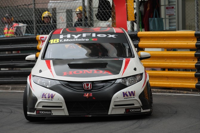 Tiago Monteiro mostrou um grande andamento em Macau nas sessões de treino e de qualificação