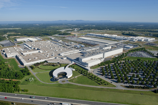 BMW já detém uma fábrica na América do Norte em Spartanburg, na Carolina do Sul