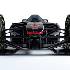 O chassis do MP4-X foi concebido para utilizar fontes de energia alternativa