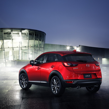 Visually, the CX-3 turns out to be a combination of the new Mazda 2 and CX-5