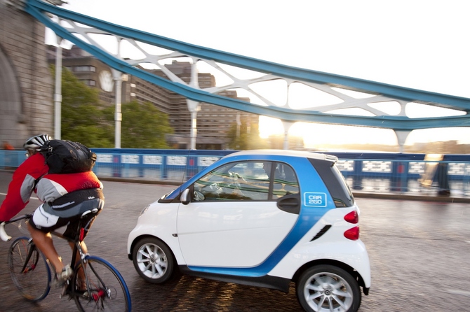 Daimler's Car2Go Car Sharing Opens in London