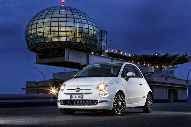 The most visible change is the new front of the Fiat 500