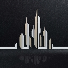 Detail of a skyline on the Phantom Metropolitan Collection