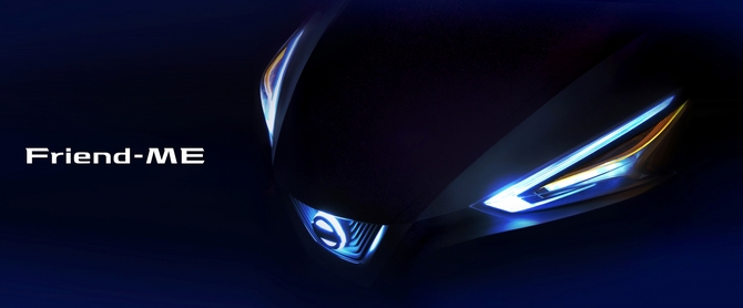 The Friend-ME is the first Nissan concept to be aimed at China The Friend-ME is the first Nissan concept to be aimed at China