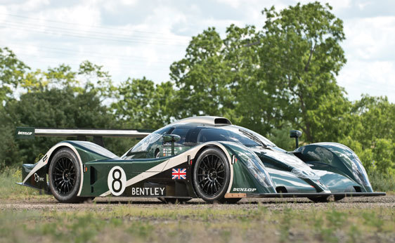 The 2001 Bentley Speed 8 took 3rd place at the 2001 24 Hours of Le Mans