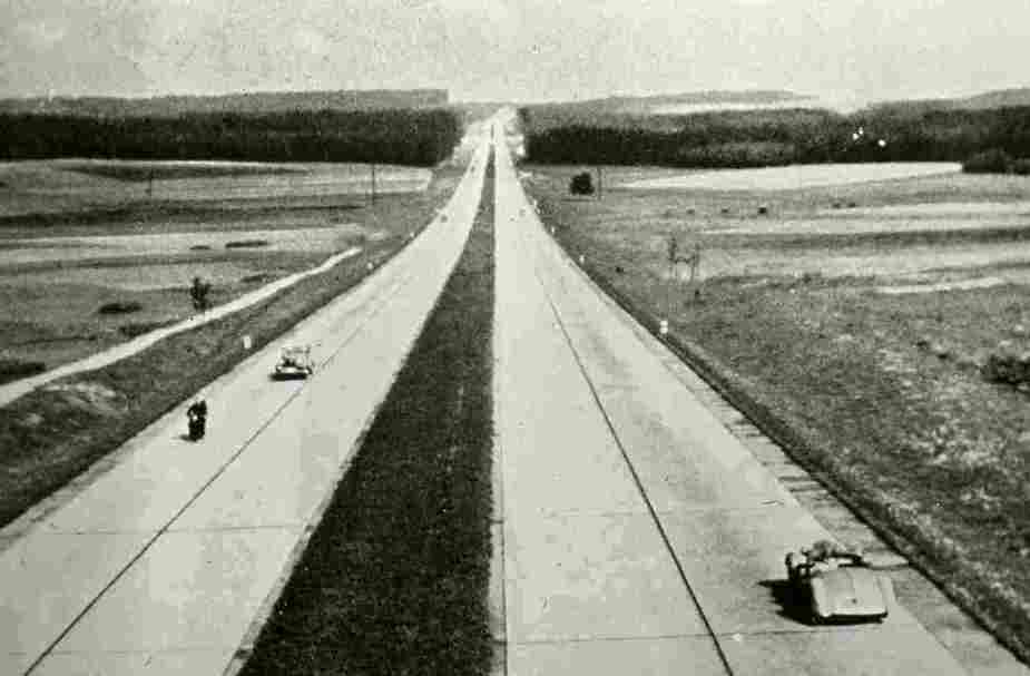 Uma autobahn de 1934