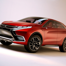 In terms of design the concept receives the traditional language of the Mitsubishi SUVs, including the central grille