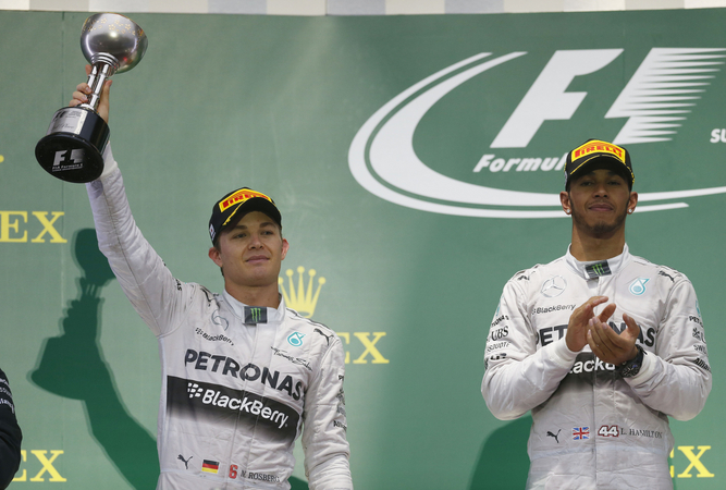 Hamilton won his eighth race of the season and increased his lead in the championship