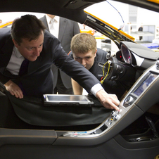 UK PM David Cameron Opens New McLaren Production Center