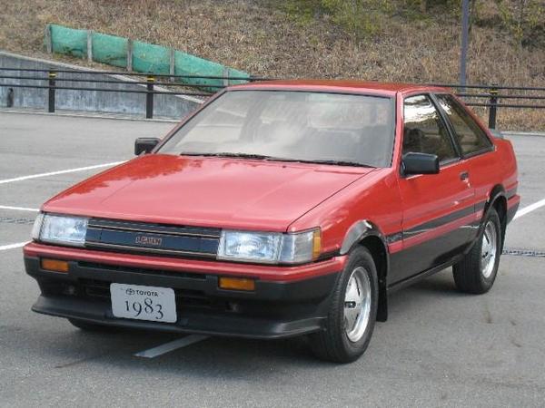 1983 - Toyota's AE86-chassis Corolla goes on sale including 1.6-liter GTS versions