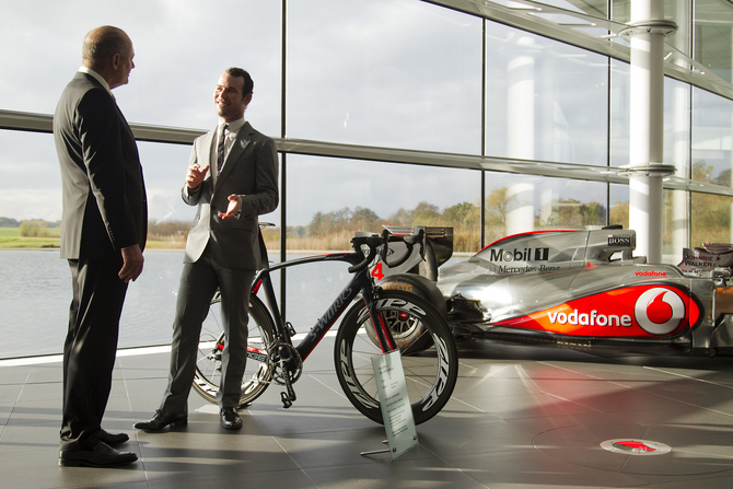 UK PM David Cameron Opens New McLaren Production Center