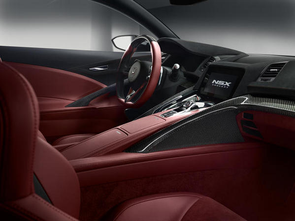 The latest NSX also has an interior