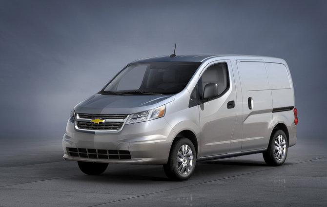 The vans are the NV200 with Chevrolet badges