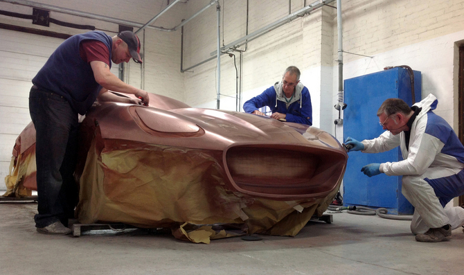 After it was selected, the team had just two weeks to create the design After it was selected, the team had just two weeks to create the design