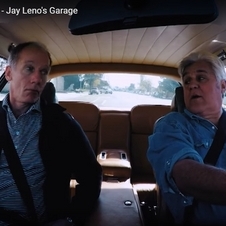 Jay Leno drives the British flaired Jensen Interceptor