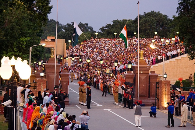 India-Pakistan International Border near Wagah