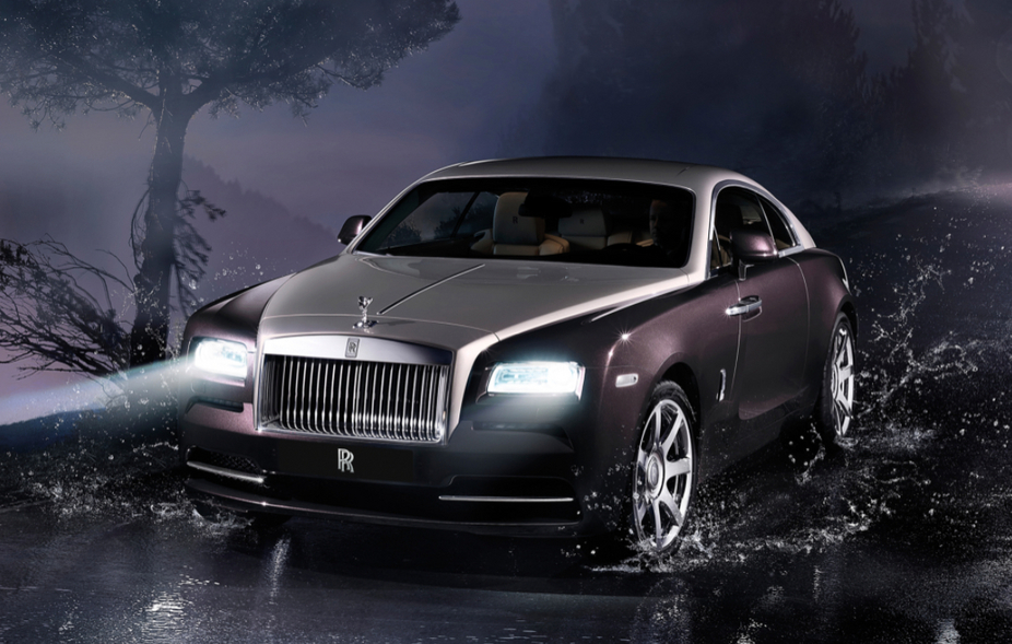 O Wraith é o mais recente modelo da Rolls-Royce e é baseado no chassis do Ghost