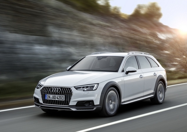 O modelo inclui os habituais elementos de design da família Allroad O modelo inclui os habituais elementos de design da família Allroad