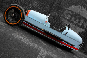 As cores da Gulf no Morgan Threewheeler