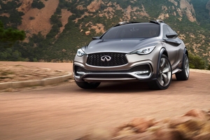 Para o novo modelo a Infiniti pretende dar uma abordagem distintiva ao design do segmento premium compacto