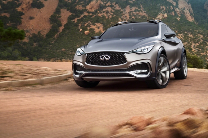 QX30 serves as a preview for a future premium compact SUV model designed for a new generation of customers