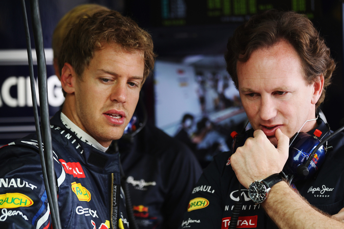 Horner believes that Vettel will stick with Red Bull for some more years.