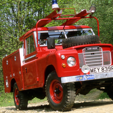 Land Rover Series III 109 Truck Cab Fire