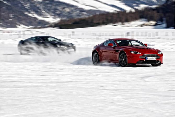 Aston Martin on Ice Finishes with a Video