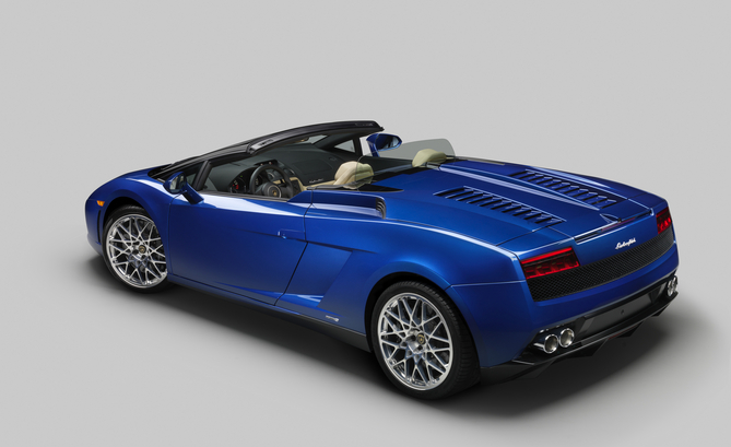 Lamborgini Brings Two-Wheel Drive Open-Top Fun to Gallardo