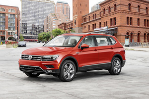 O VW Tiguan Allspace é 215mm mais comprido que a versão standard