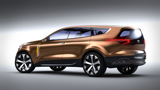 The concept imagines a premium crossover above the Sorrento The concept imagines a premium crossover above the Sorrento