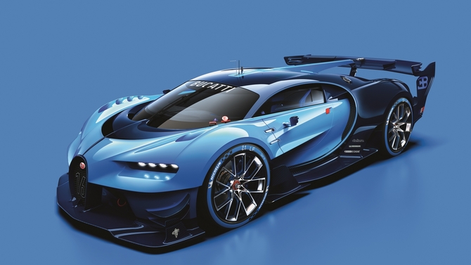 The concept is also described as a preview of the design that will be used in the Veyron successor