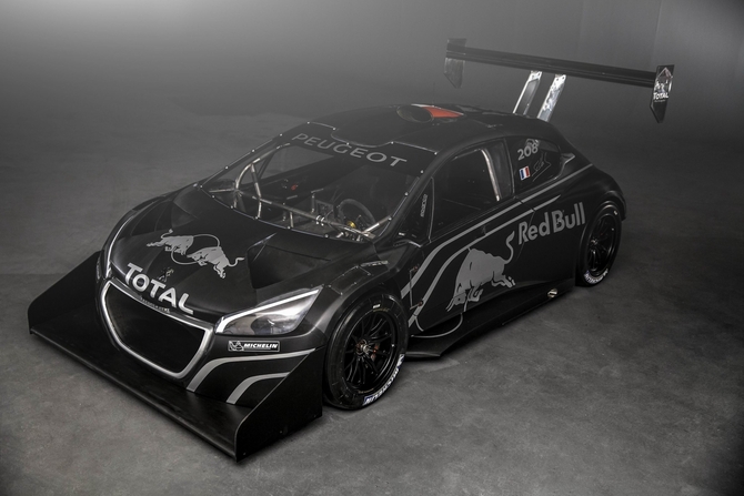 The 208 T16 Pikes Peak is entirely carbon fiber