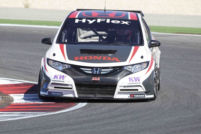 O novo Honda Civic WTCC foi preparado e desenvolvido em apenas seis meses