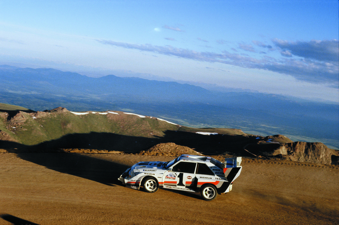 Walter Röhl volta ao Pikes Peak com o Audi Sport quattro S1 original