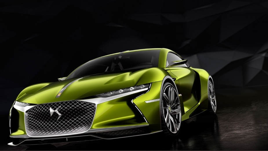 O supercarro E-Tense só deve ser lançado em 2021