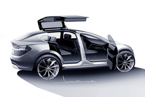 A característica mais estranha do carro são as portas gullwing traseiras