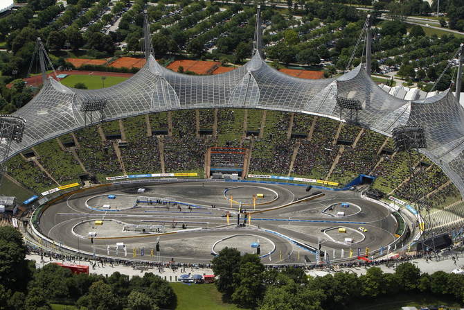 Visão geral do Estádio Olímpico de Munique