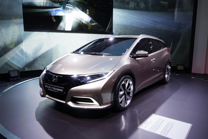 The Civic Tourer will get a production debut in Frankfurt The Civic Tourer will get a production debut in Frankfurt