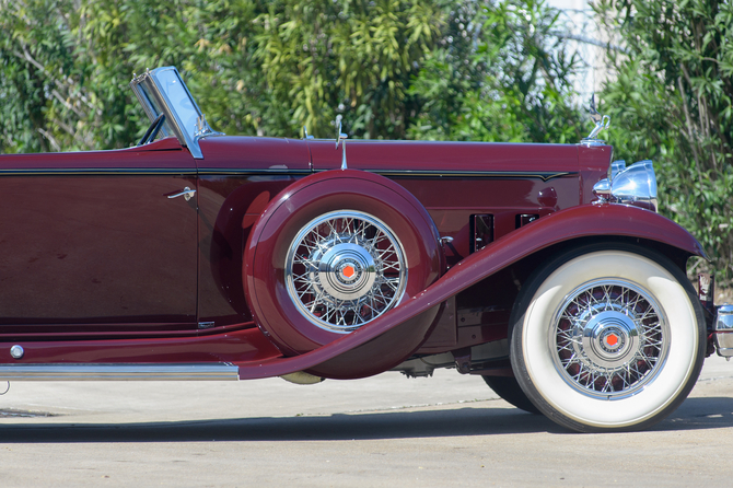 Packard Individual Custom Eight Convertible Victoria by Dietrich