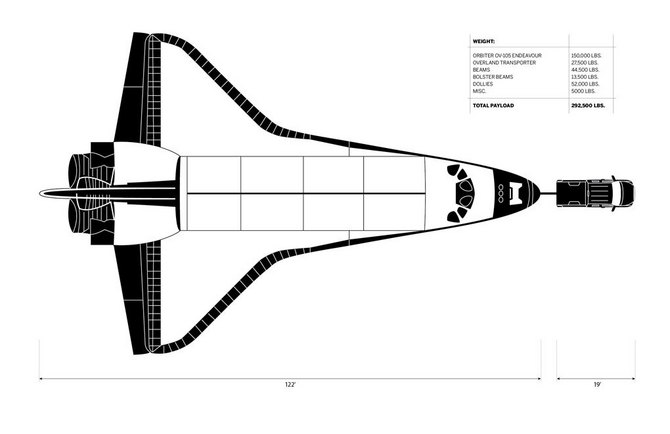 The shuttle will be on display at the California Science Center