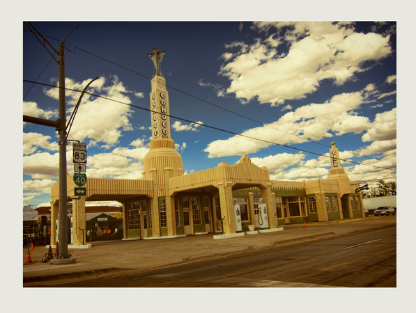 1935 Tower Conoco Gas Station