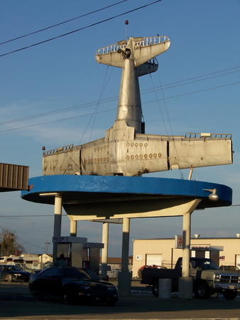 Plane gas station